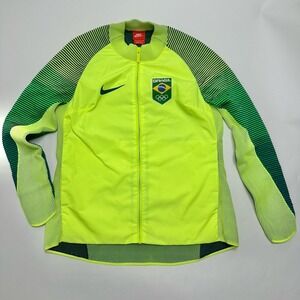 Nike Sportswear Team Brazil Dynamic Reveal Jacket Womens Size S Small 826614 709